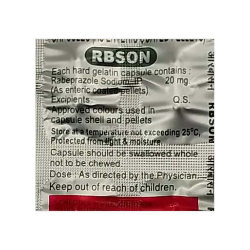 rbson 20mg capsule 10's